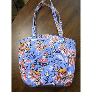 Vera Bradley Triple Compartment Shoulder Bag in Mural Garden New Spring Summer